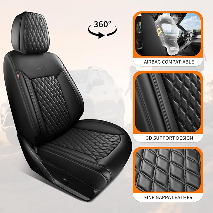 Universal Seat Covers — Black