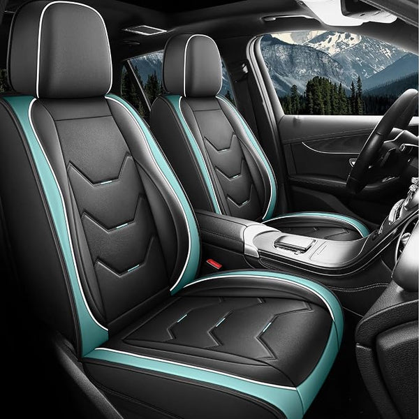Universal Seat Covers โ Full Set โ Green / Black