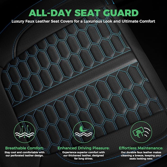 Faux Leather Seat Covers for Chevrolet Silverado / GMC Sierra