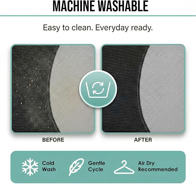 Universal Fabric Seat Covers — Full Set — Gray