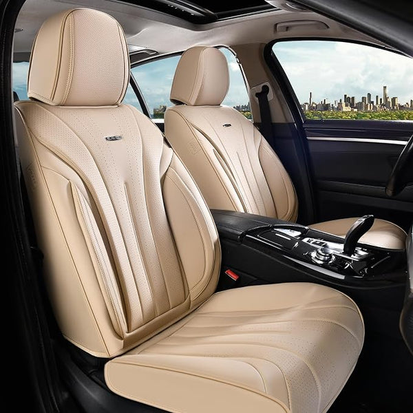 Universal Seat Covers โ Front Seat โ Beige