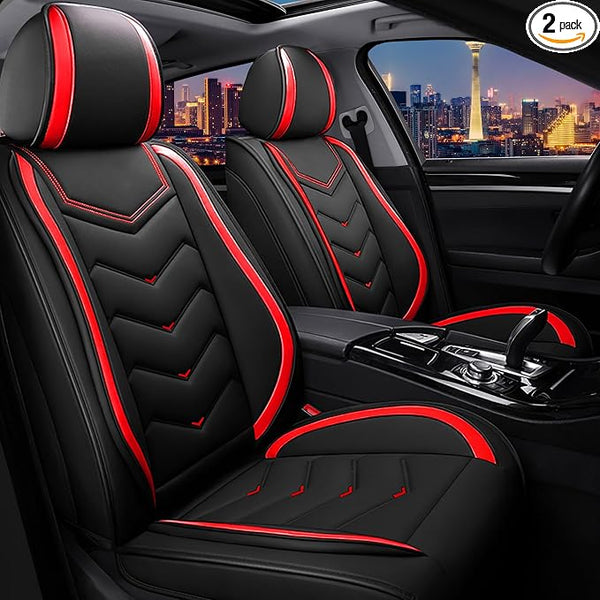 Seat Covers for Honda Civic โ Black / Red