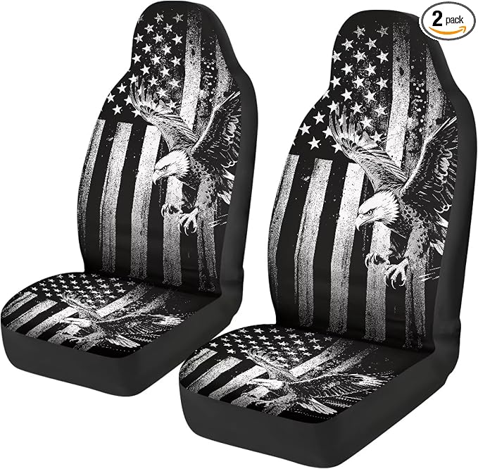Universal Seat Covers — Front Seat — Gray