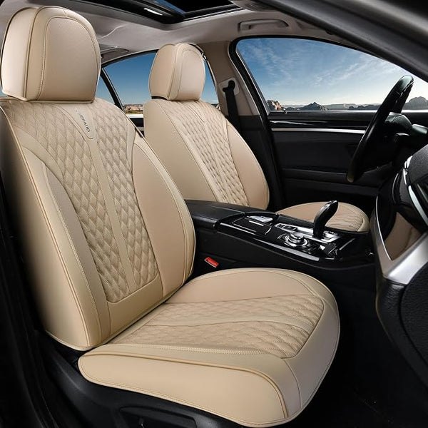 Universal Seat Covers โ Front Seat โ Beige