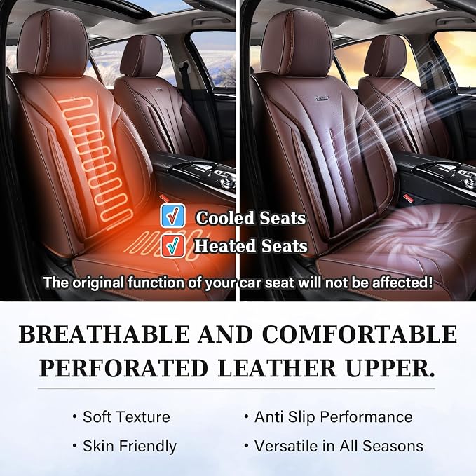 Universal Seat Covers — Full Set — Coffee