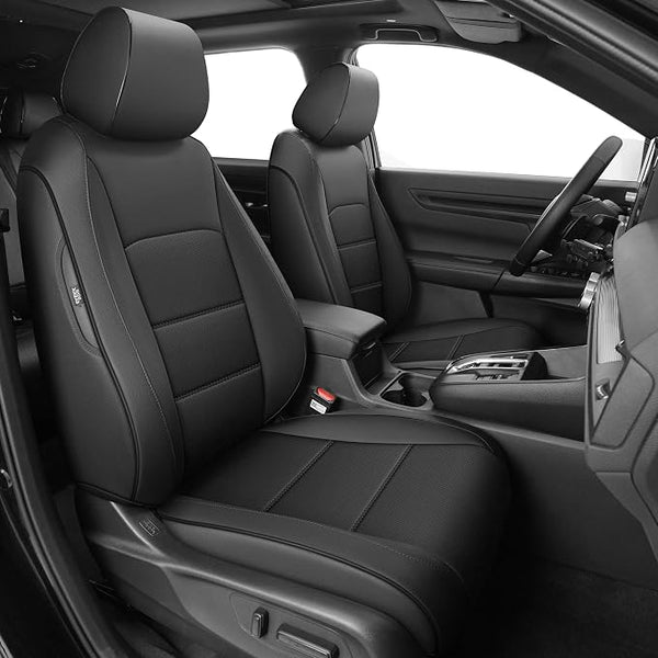 Faux Leather Seat Covers for Honda CR-V โ Full Set โ Black