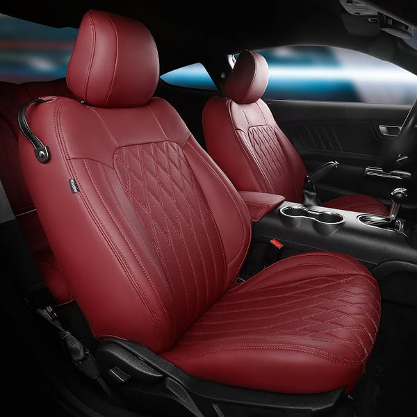 Faux Leather Seat Covers for Ford Mustang โ Full Set