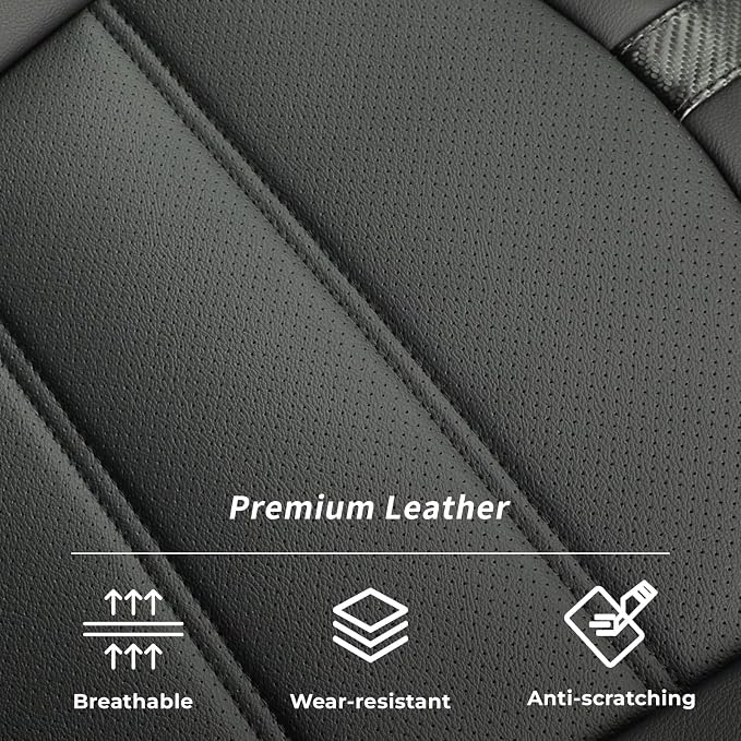 Seat Covers for Toyota Tacoma — Full Set — Black