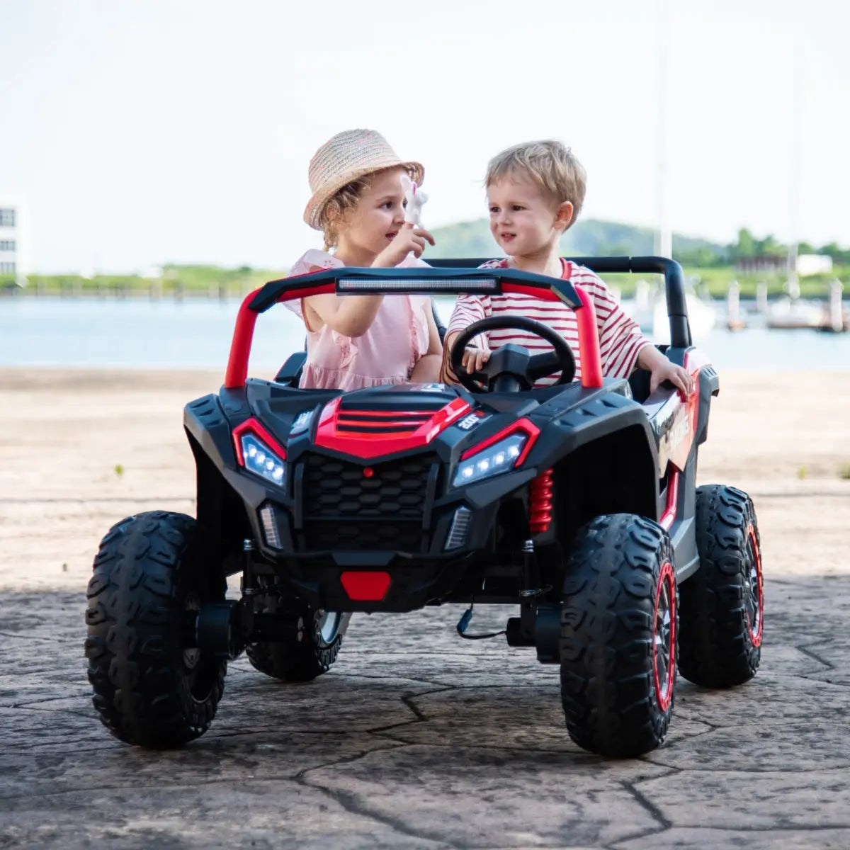 2026 24V Dune Buggy Buccaneer 4X4 2 Seater XXL Kids Ride On Car with Remote Control