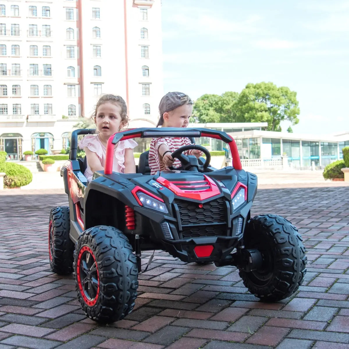 2026 24V Dune Buggy Buccaneer 4X4 2 Seater XXL Kids Ride On Car with Remote Control