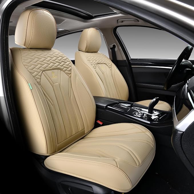 Universal Seat Covers — Full Set — Beige