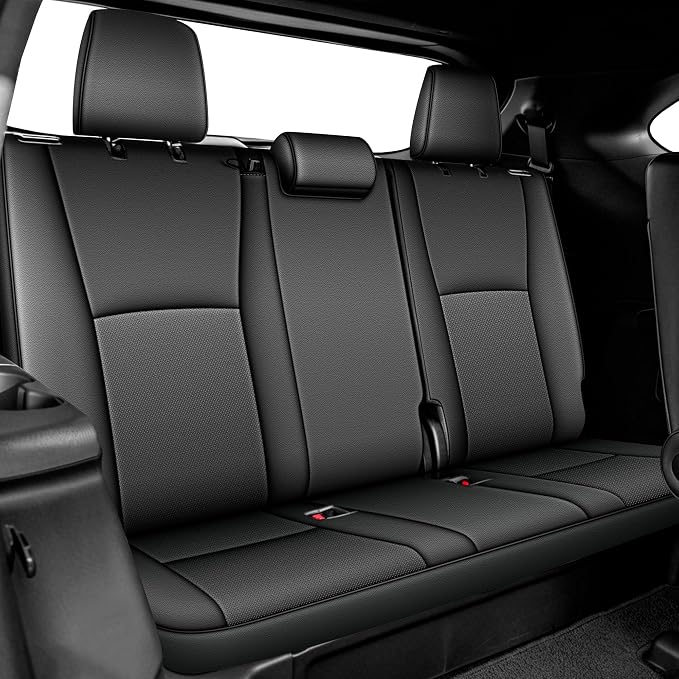Faux Leather Seat Covers for Toyota Highlander — Full Set — Gray