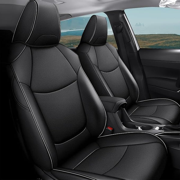 Faux Leather Seat Covers for Toyota Corolla Cross โ Full Set โ Black
