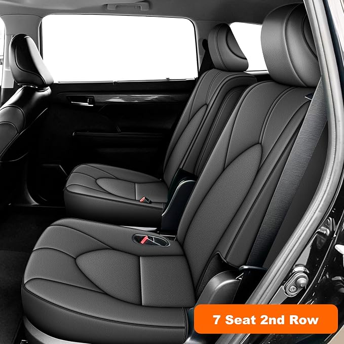 Faux Leather Seat Covers for Toyota Highlander — Full Set