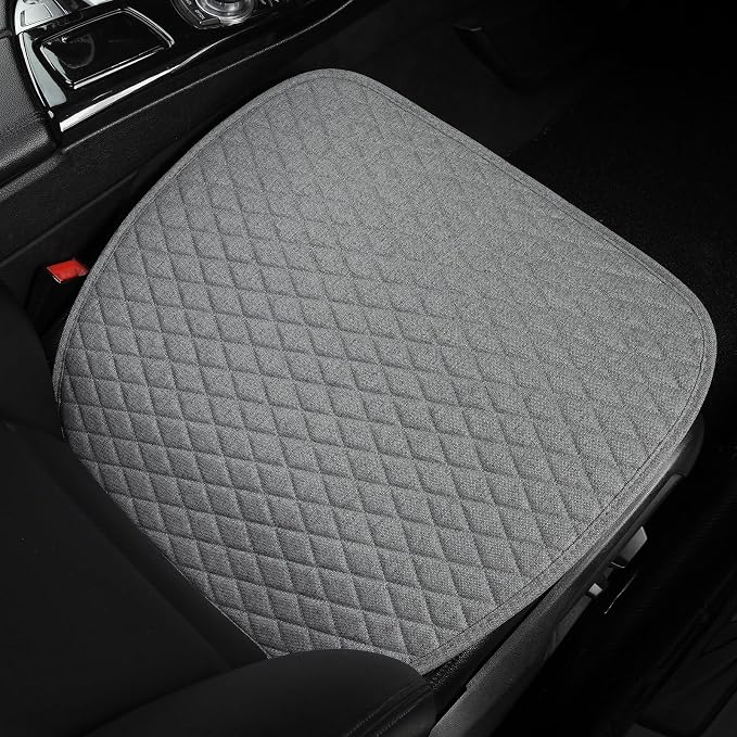 Universal Fabric Seat Covers — Front Seat — Gray