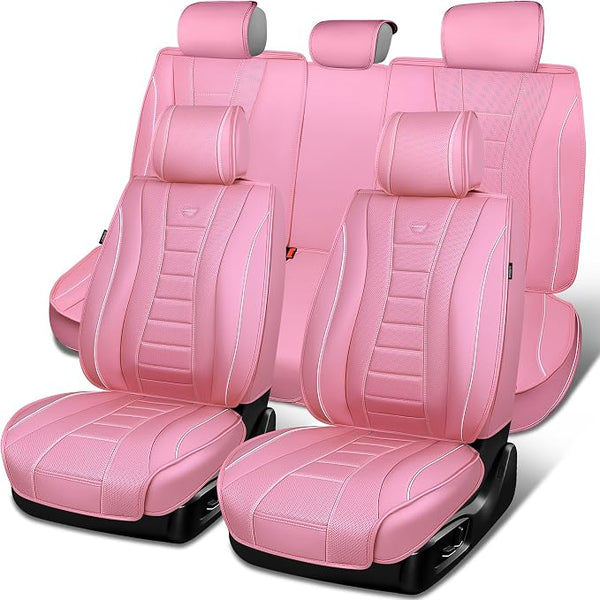 Universal Seat Covers โ Full Set โ Pink