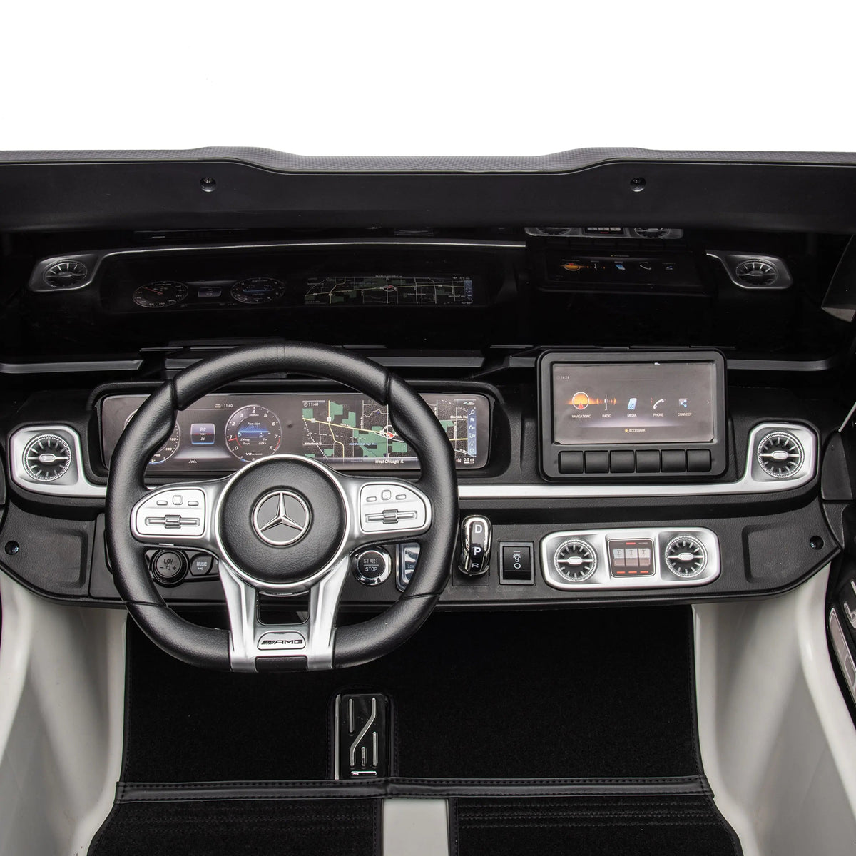 2026 2x24V Mercedes Benz G Wagon 4X4 XL Kids Ride On Car with Remote Control