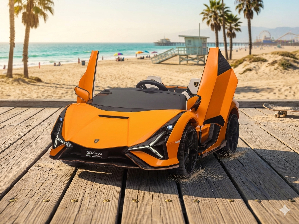2026 24V Lamborghini Sian 2-Seater Ride-On Car