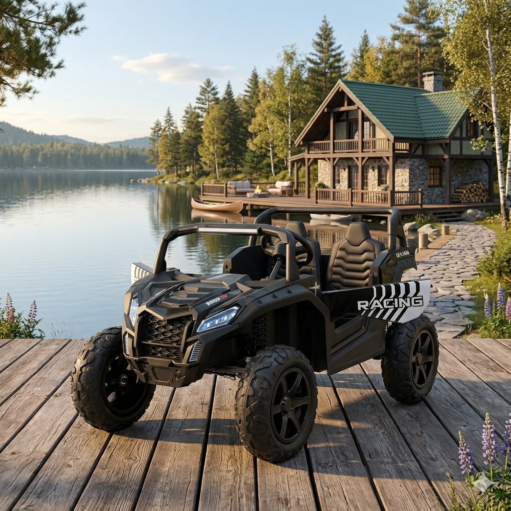 24V 4x4 Dune Buggy Buccaneer XXL 2 Seater Kids Ride On Car with Brushless Motor and Air Filled Tires