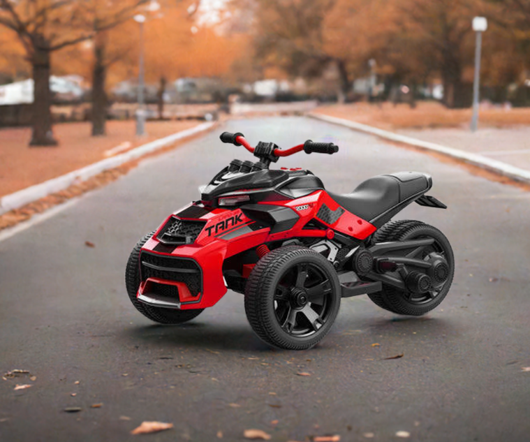 2026 24V Spider 2 Seater 3 Wheel Kids Motorcycle with Remote Control