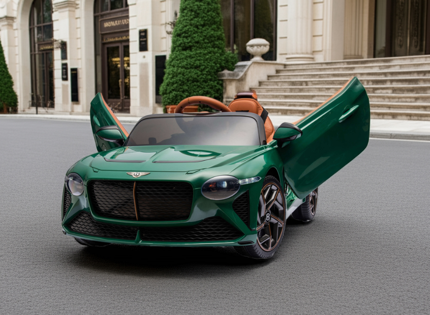 2026 12V Bentley Bacalar Kids Ride-On Car with Remote