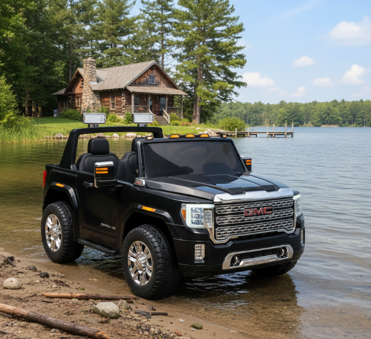2026 24V GMC Sierra Denali 2-Seater Ride-On Truck.