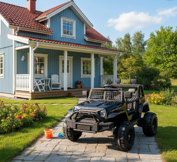2026 12V Jeep Ranger Style 4x4 Kids Ride On Car with Remote Control