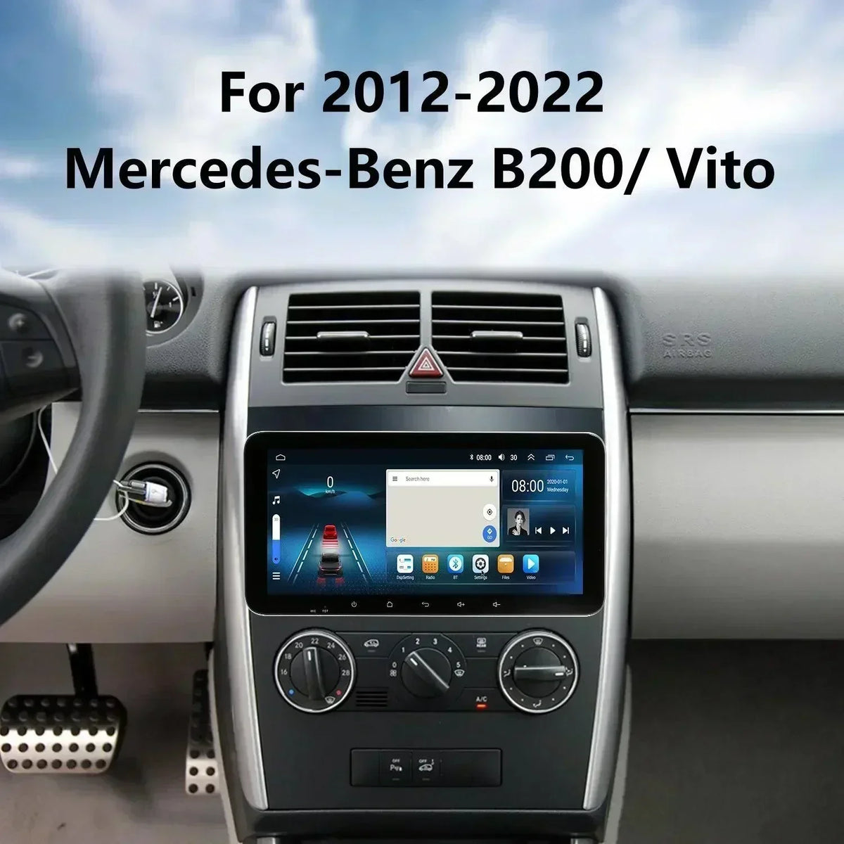 Android Car Radio Mercedes-Benz Vito GPS Navigation Carplay android-car-radio-mercedes-benz-vito-gps-navigation-carplay-auto-parts-1