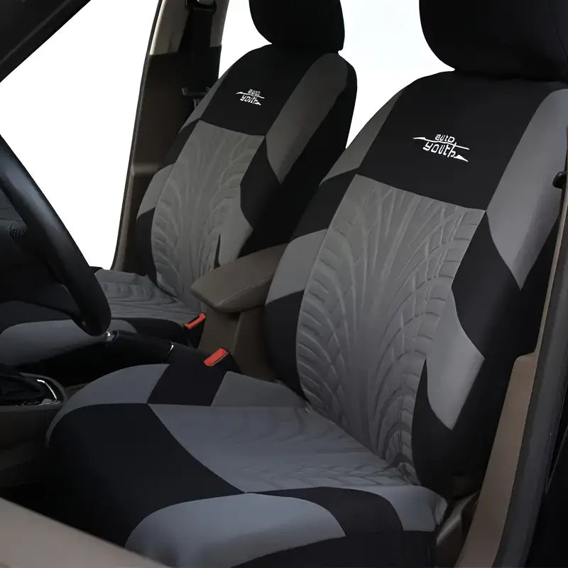 Premium Polyester Fiber Full Set Seat Cover Kit - All-Season Vehicle Seat Protectors 08092f3c-b082-40bb-a3cd-8dfc42cc4a15