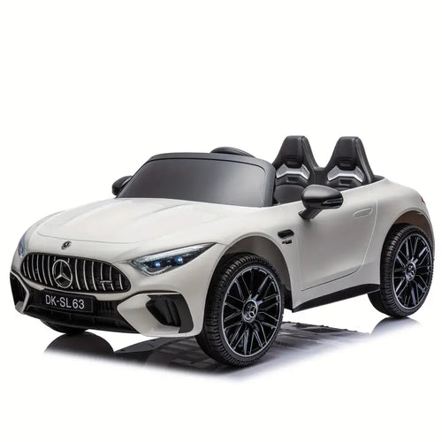 24V Ride On Car With Parent Remote Control, 2 Seater Licensed Mercedes-Benz SL63 Car, 200W Electric Car White 100b64ae-451c-4965-96d8-01285e575571_1