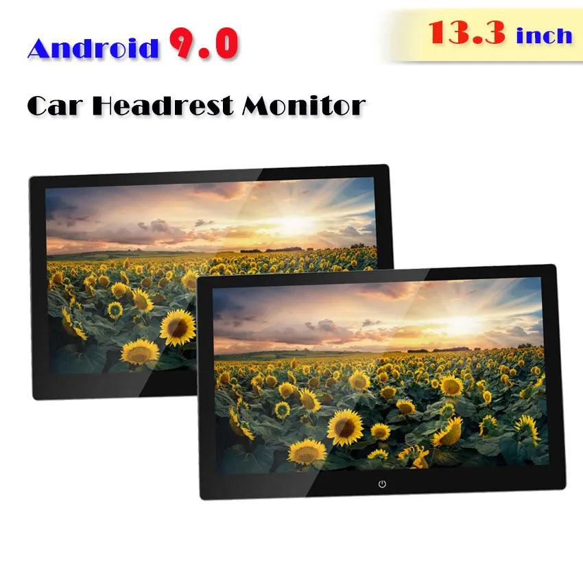 13.3 inch IPS touch screen android 9.0 car headrest monitor 13-3-inch-ips-touch-screen-android-9-0-car-headrest-monitor-auto-parts-6