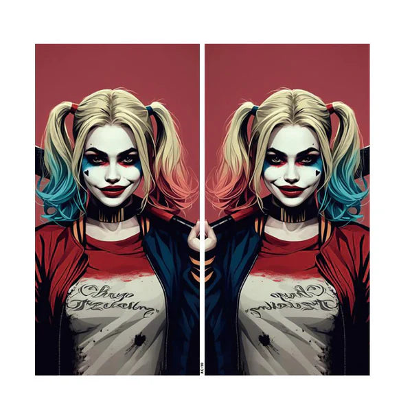 Clown B Pillar Sticker Protective Film 2pcs 16