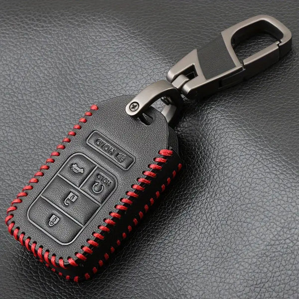 PU Leather, 5 Button, Car Key Case Cover For Honda 1714729912303-d7cafdec742c48a292f2461e272760a5-goods