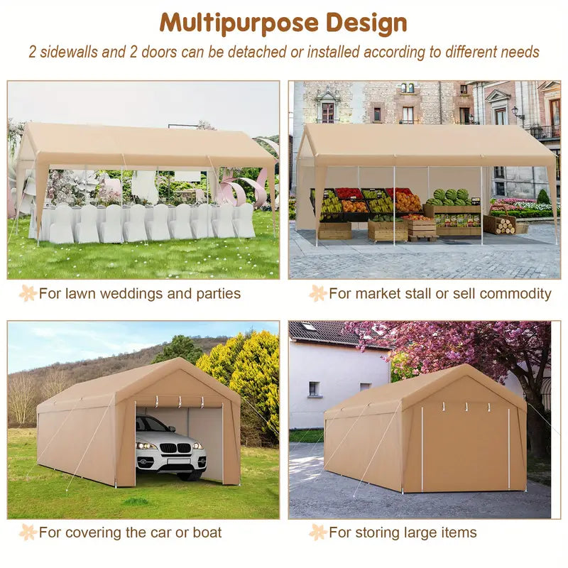 Zippered Door, Outdoor Canopy Tent 1717401815233-bad0159c726c4e57a6425aa5557f5853-goods