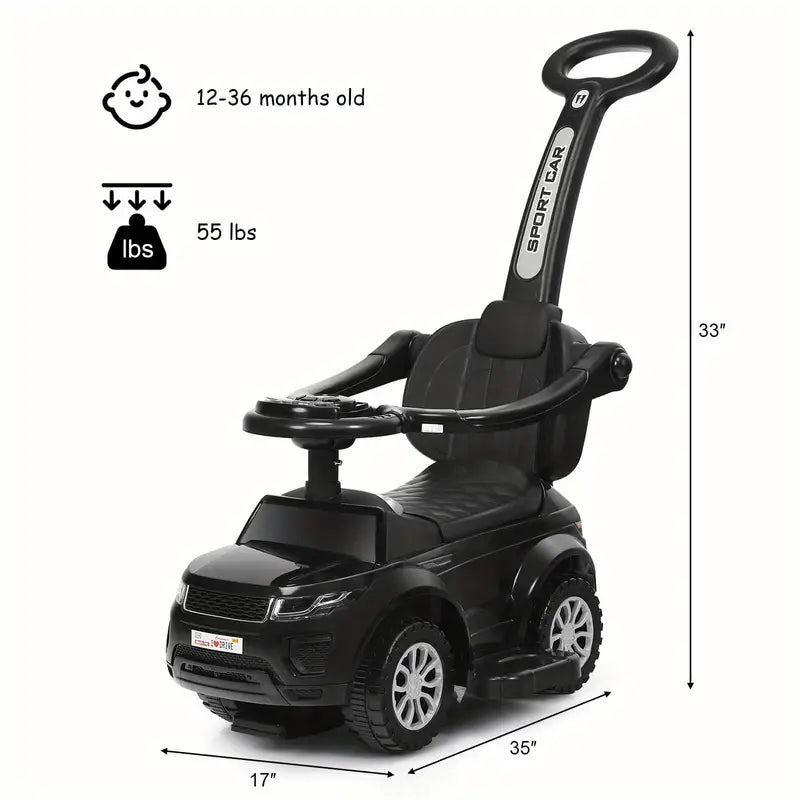 Auto Part Honey Joy 3 in 1 Ride on Push Car Toddler Stroller Sliding Car 1718781172068-688cfef143f0438b8ed4f1ea38837497-goods
