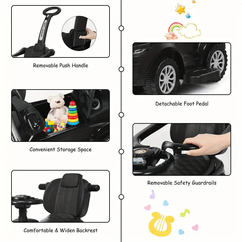 Auto Part Honey Joy 3 in 1 Ride on Push Car Toddler Stroller Sliding Car 1718781173424-78c18109d41240f5863436b546a0ddb0-goods