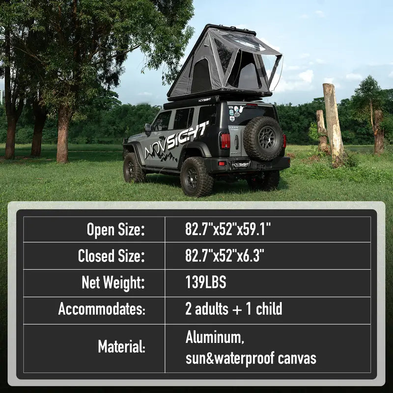 Car Roof Top Tent Flip Over Cozy Outdoor Fishing Camping Hiking Tent 2-3 Person 1720087429095-4cc84cbdf85a4bc2bf338c94e8ddc9b5-goods