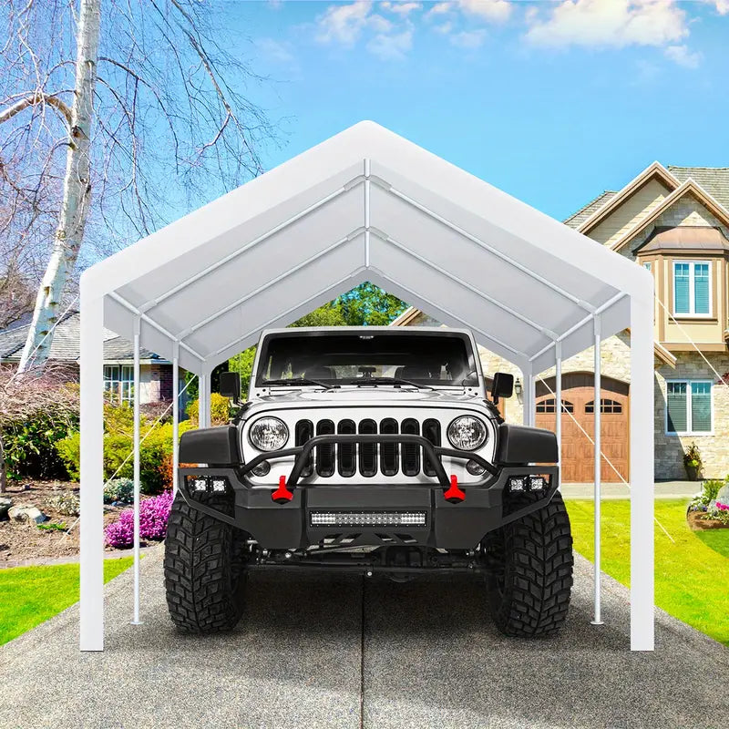 Tooluck 10x20ft Portable Carport, Heavy Duty Carport 1720677025048-3502b4f1c5d54c7286c66bf72f4d6d31-goods
