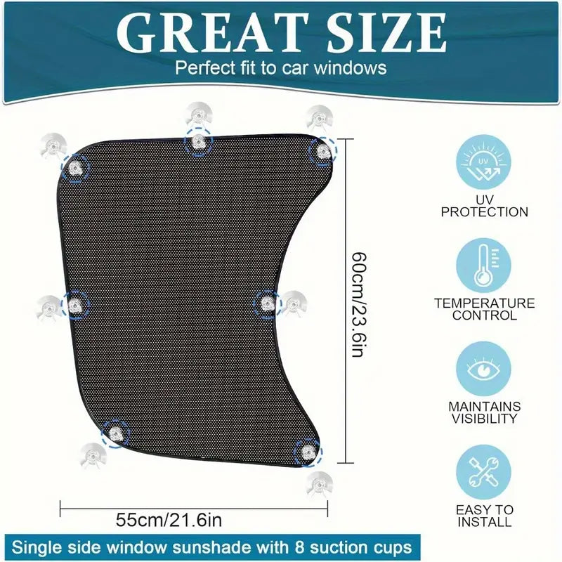 Semi-Truck Side Window Shade - Durable Polyamide, Enhanced Privacy & Visibility 1720691768844-889fb93ea7cd476e99292332fa645d11-goods