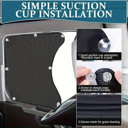Semi-Truck Side Window Shade - Durable Polyamide, Enhanced Privacy & Visibility 1720691775975-cb86d624fa614670b8371b3f71e6b457-goods