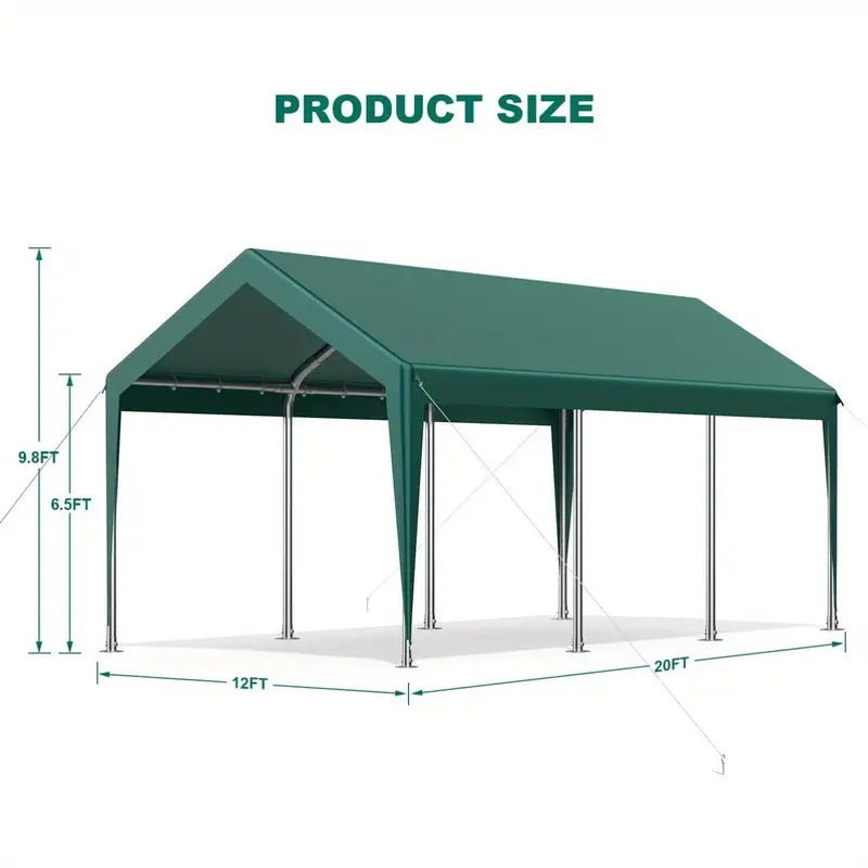 Heavy Duty Carport, Portable Car Canopy Garage 1720769631004-ae2fa04f59da45dd95e55ee29dde6404-goods