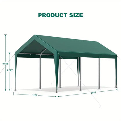 Heavy Duty Carport, Portable Car Canopy Garage 1720769631004-ae2fa04f59da45dd95e55ee29dde6404-goods
