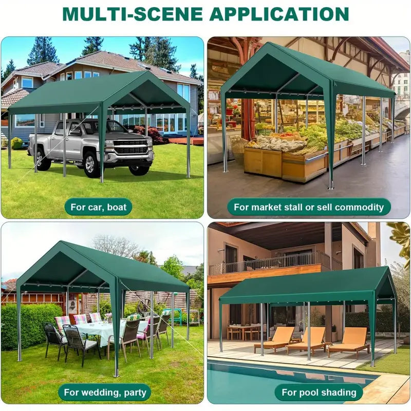 Heavy Duty Carport, Portable Car Canopy Garage 1720769641329-555db231ce7a4ffc92aceb332bf21981-goods