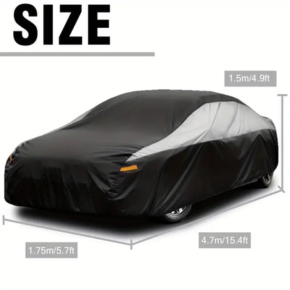 Car Cover For Universal Sedans, Protects Cars From UV, Dust, Rain, Made With Durable Material 1721701938295-7fb1d16a7811421ba036aa1de2ef3b4a-goods