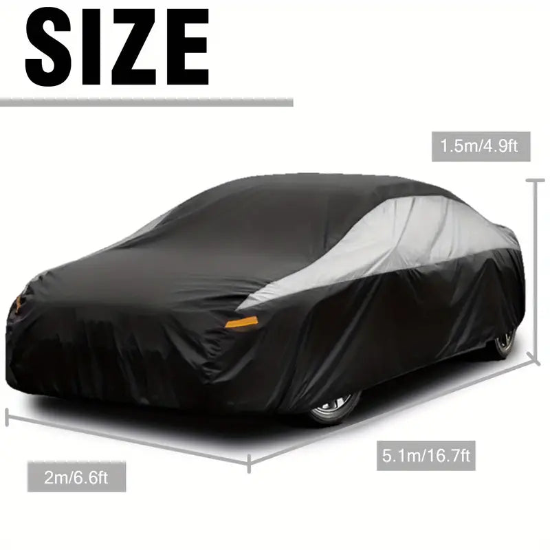 Car Cover For Universal Sedans, Protects Cars From UV, Dust, Rain, Made With Durable Material 1721701946460-af0ef3cd1f6044548d44044e8bd86db3-goods