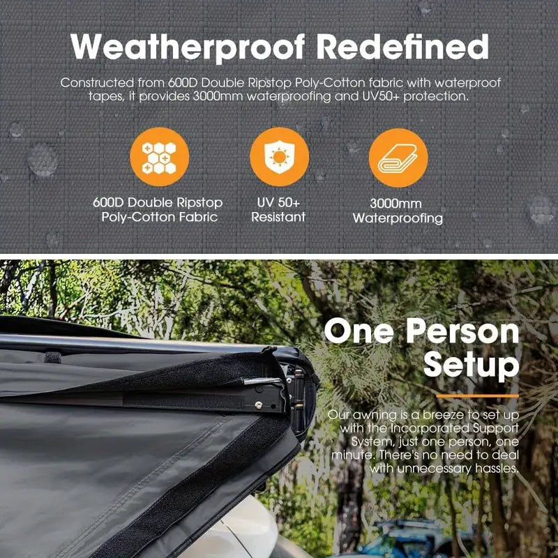 Sanhima Free Standing Awning Built-in LED Light 1722329226184-bdf6ca0eaf5e4ab18037b682a127a03a-goods