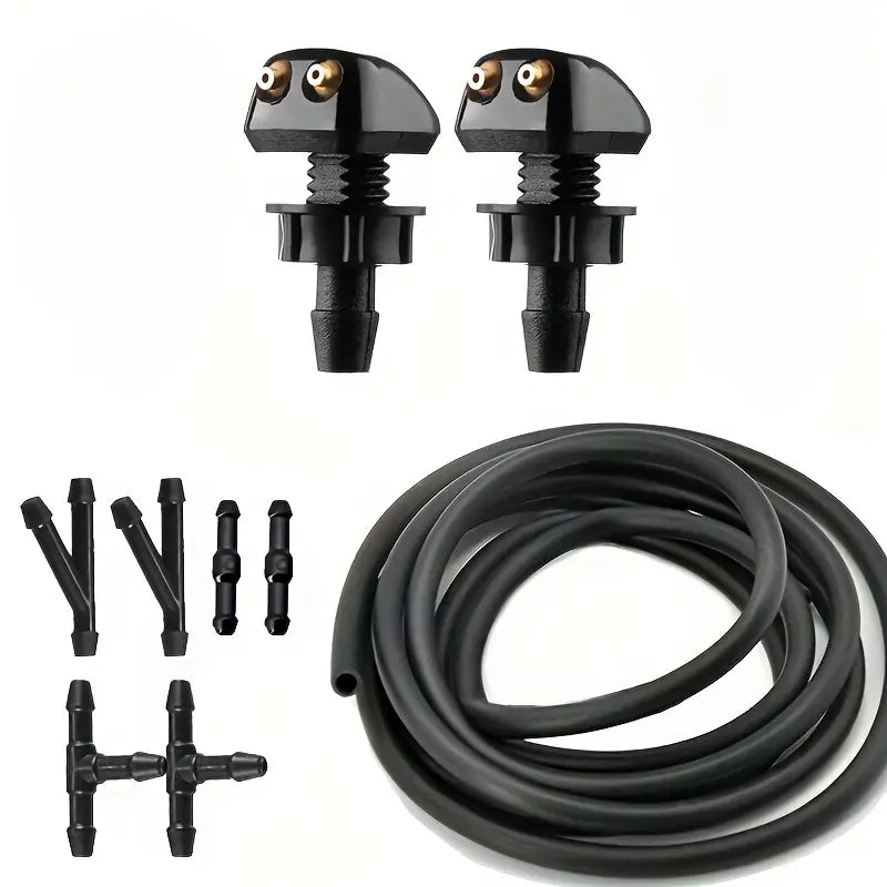 Car Auto Windshield Washer Hose Wiper Blade Pipe Jet Spray Nozzle Water 2Pcs Hose Wiper 1723086181000-7394f7c7a6804221bb7f2425f6fa365a-goods