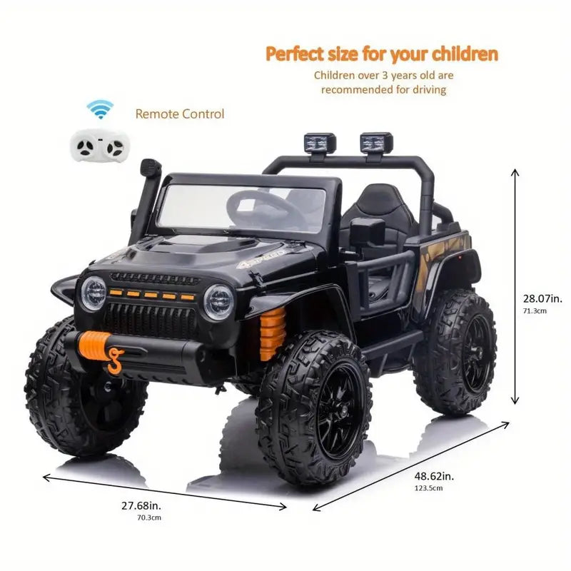 24V car for Kids & Parents, Battery Powered Toy Car with Remote Control, wireless, Front back button, Safety Belt 1724770800123-75de5f8ccfa04465902bf95099963d44-goods