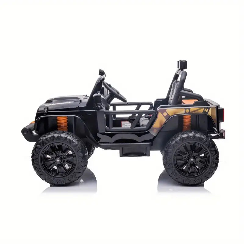 24V car for Kids & Parents, Battery Powered Toy Car with Remote Control, wireless, Front back button, Safety Belt Black 1724770800816-128d8e005f4741d0bc5c819da3197117-goods