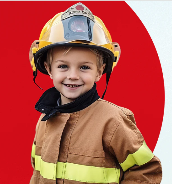 24V Fire Truck 2-Seater Ride-On for Kids